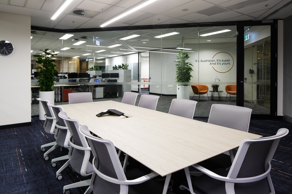 Australian Super meeting room interior