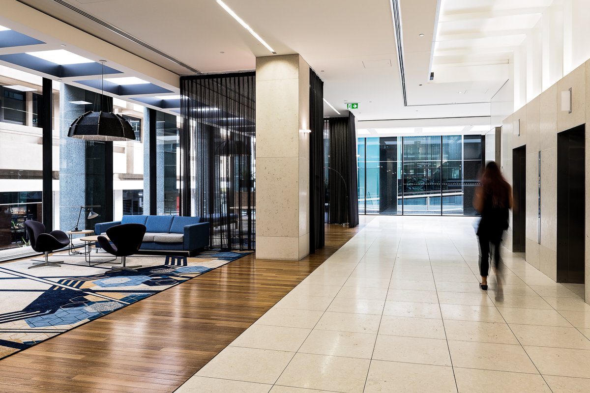 25 Grenfell Street Lobby space interior