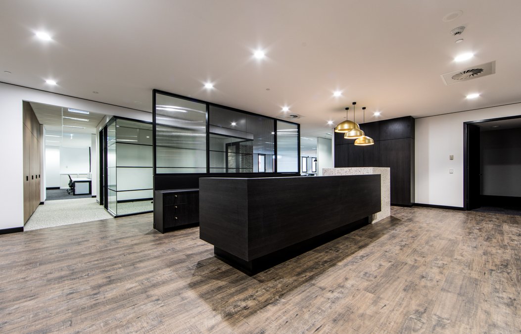 45 St Georges Tce Show Suite Reception area interior