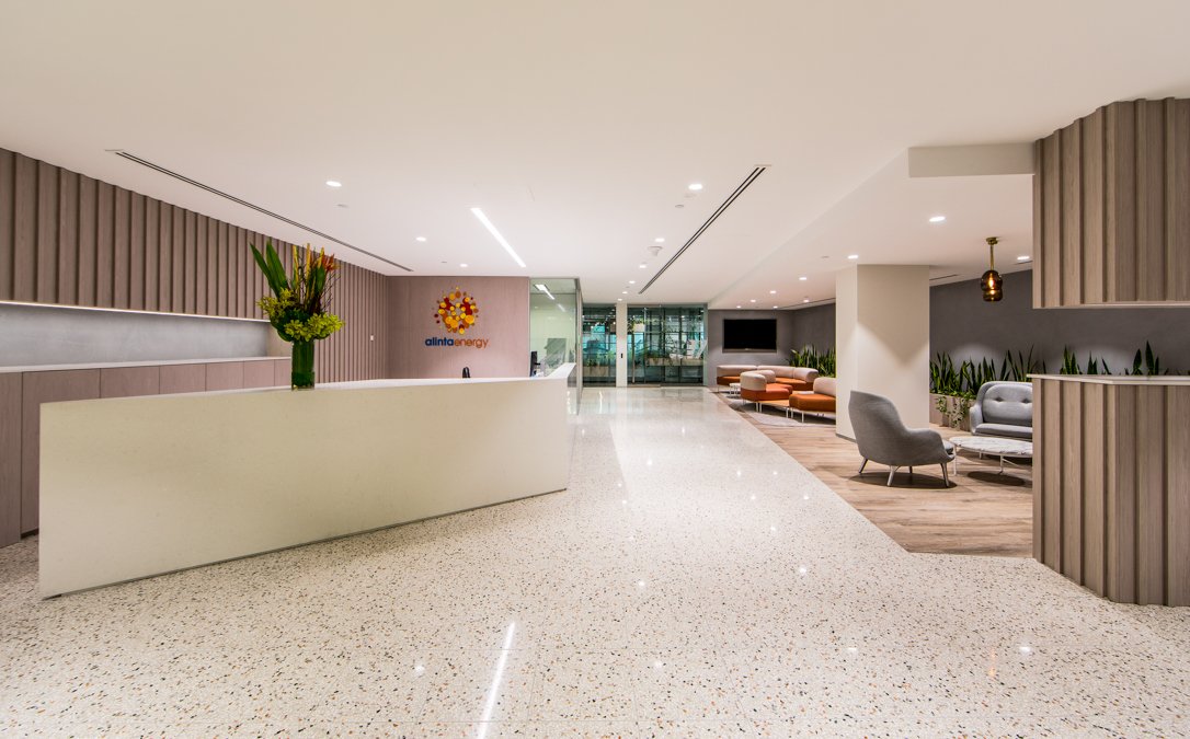 Alinta Energy reception area Interior