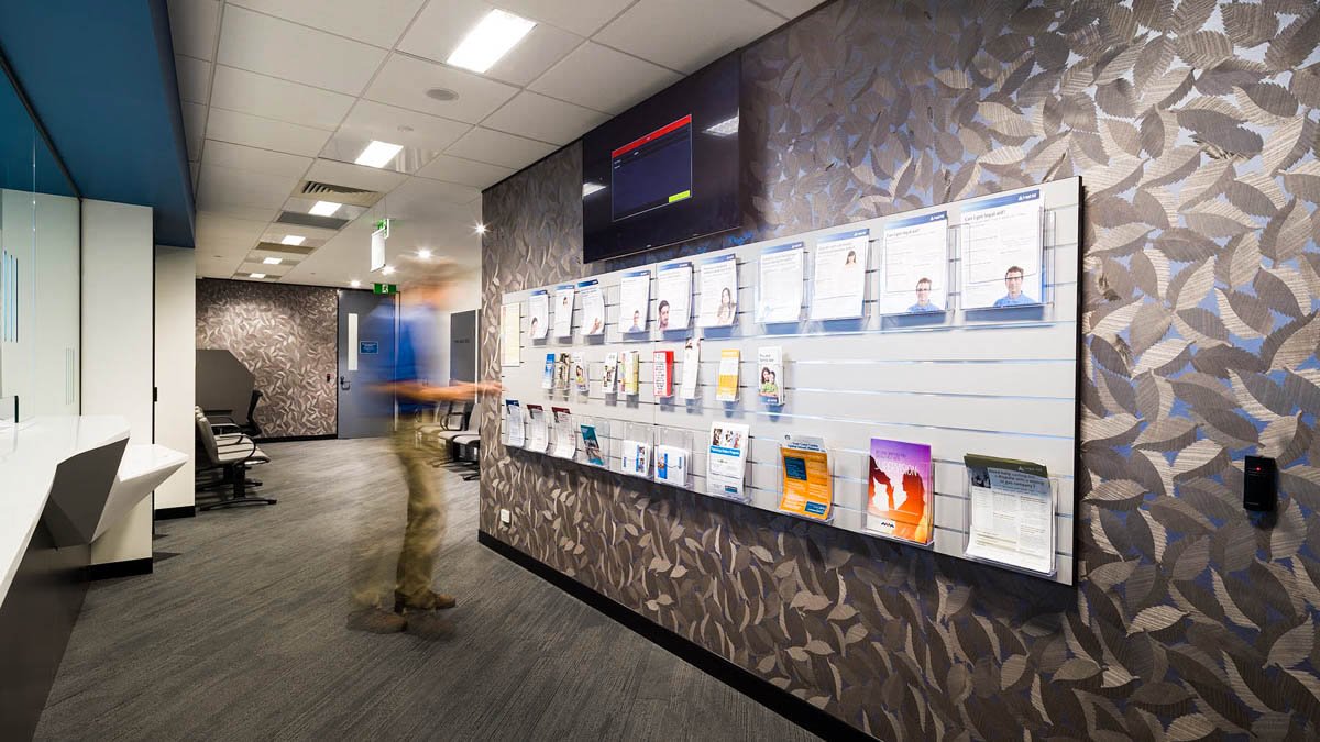 Legal Aid Queensland new office Lobby interior