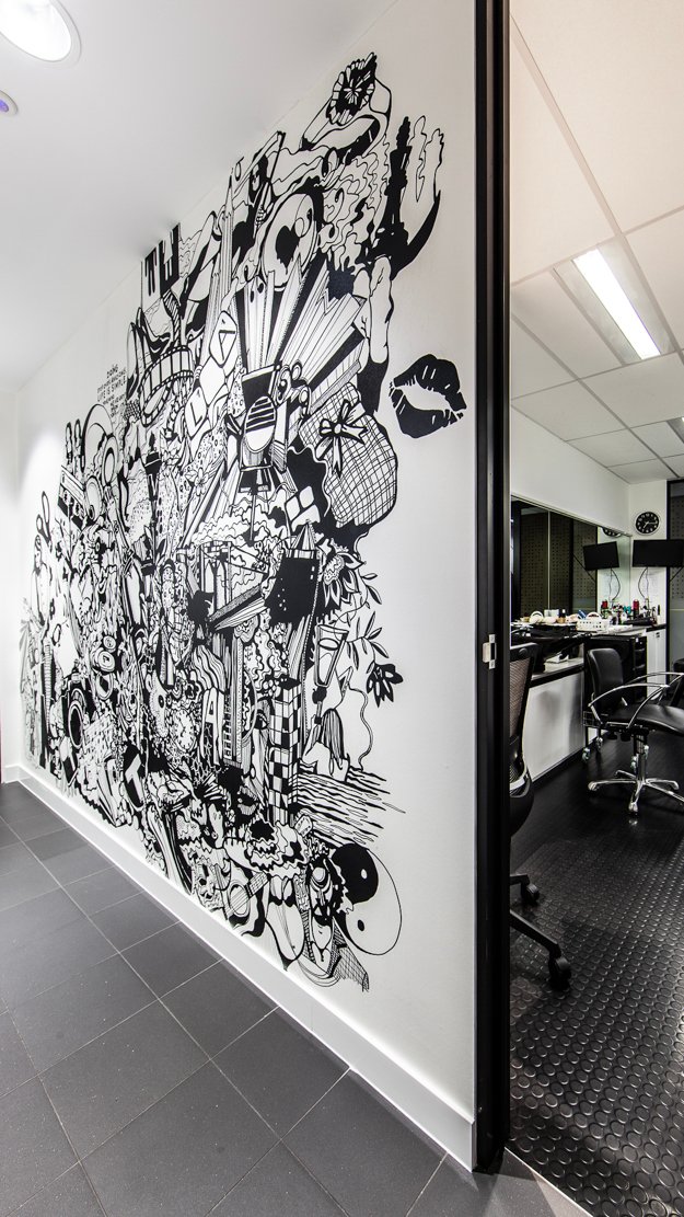 NETWORK TEN new office interior